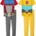 Transformers Little/Big Boy's 4 Piece Cotton Pajama Set Size 6