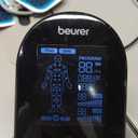 Beurer EM59 Digital 3-in-1 TENS, EMS & Heat Therapy Device for Pain Relief and Massage, Muscle Stimulator with 2 Adjustable Channels, 64 Applications, Timer Function