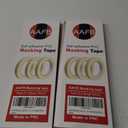 AAFB 3 Rolls Masking Tape - 0.75-inch x 50m Masking Tape for Flawless Paint Jobs, Crafting, and Multipurpose Indoor and Outdoor Use- Strong Adhesive, Waterproof and High Temp 2 Pack