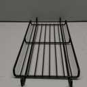 Set Of 2 Black Rack/Grid Shelves, 20"