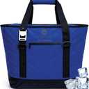 Soft Sided Cooler Tote Bag – Waterproof Leakproof Insulated Dry Bag Cooler with Zipper Top, Collapsible Beach, Pool, Boat, Grocery Cooler (20 or 36 Cans)