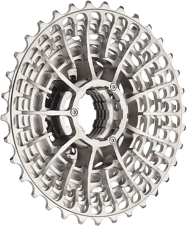 JFOYH Ultralight 11 Speed Cassette for Road Bike 11-28T/11-32T/11-34T/11-36T Compatible with Shimano and Sram Standard HG Hub Driver, Original Gift Box Packing (Silver)