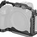 SMALLRIG Cage for Nikon Z5 II, Z5, Z6, Z6II, Z7, Z7II, Aluminum Alloy Camera Cage with Cold Shoe Mount, 1/4''-20 & 3/8''-16 Threaded Holes, Quick Release Plate for Arca-Swiss, Strap Slots - 5257