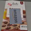 Silicone Baking Mat with 10 Quick Recipes, Extra Thick Silicone Mats for Baking, Non Stick Pastry Mat,Reusable kneading Dough Rolling Mat for Cookie, Macaron, Bread, Pizza-Tutorial Video Included (Gray)