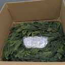 N&T NIETING 9FT Christmas Norfolk Pine Garland, Real Touch Pine Garlands Faux Greenery Garland Winter Christmas Garland for Table Mantle Holiday Indoor Outdoor Xmas Decorations (4 Pcs)