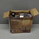 ZJOJO Table Lamp for Bedroom Set of 2, Bedside Small Lamps with 3 Way Dimmable Rocker Switch and AC Outlet, Nightstand Desk Lamp with Flaxen Fabric Shade Black Base for Living Room Home Decor Lights (14.5inch)