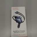 GUSGU 100W Retractable Car Charger, 4-in-1 Fast Car Phone Charger Featuring a 2.6ft Retractable Cord, with Lightning and USB-C Cable Car Charger Adapters, Compatible All Other Phone Models (Silver)