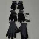 3 Pairs Work Safety Gloves, General Purpose, Sandy Foam Nitrile Rubber Palm Coated Breathable, Anti-Hand-Fatigue, Medium