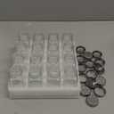 HESSION Salt and Pepper Shakers Glass Salt Shakers (16)