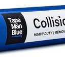 Crash/Collision Wrap, 36 inch x 100 feet, Blue Collision Wrap for Damaged Vehicles & Car Windows, Self Adhesive Broken Window Cover for Cars, Clean Removal Automotive Wreck Film, Made in America