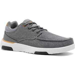 OrthoComfoot Men's Orthopedic Walking Shoes with Arch Support: Comfortable Casual Plantar Fasciitis Shoes for Flat Feet, Adjustable Cushion Orthotic Fashion Sneakers for Foot and Heel Pain (10.5, W2-grey)