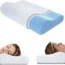 Neck Pillow Memory Foam Contour Pillow for Pain Relief Cervical Pillow for Sleeping, Orthopedic Pillow for Neck and Shoulder Pain, Ergonomic Pillow for Side Back Stomach Sleeper-Soft, Soft - Standard