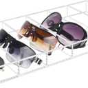Sunglass Organizer Case, Glasses Holder Storage for Multiple, Acrylic Sunglasses Drawer Tray, 2 Pack