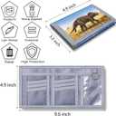 Kids Wallets for Boys With Coin Pocket, Wallets for Kids Ages 4-18, Toddler Trifold Dinosaur Wallet With 9 Card Holders,Novelty Wallet for Childrens Birthday Gifts