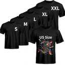 Joyclub 5 PCS Unisex Sublimation Blanks Bulk Polyester T Shirts for Sublimation Crew Neck Short Sleeve Wholesale DIY Gifts, Multi-Size Set: Including S, M, L, XL and XXL US Sizes