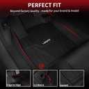 LASFIT All Weather Floor Mats for Honda Pilot 2023-2026 TPE | Full Surround TPE Mats, Tall Walls, 3D Custom Fit, Non-Slip, Easy Clean, Tool-Free Install, Vehicle-Specific Accessories