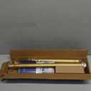 Gold Shower Curtain Rod 34-66 Inches(2.8-5.5ft) Never Rust Adjustable Shower Rod Spring Tension Non Slip No Drilling Shower Rods for Bathroom Garland Window