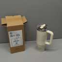 STANLEY Quencher ProTour Flip Straw Tumbler with Leakproof Lid | Built-In Straw & Handle | Cupholder Compatible for Travel | Insulated Stainless Steel Cup | BPA-Free (30 Ounces, Cream Fade)