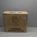 Home Office Chair Ergonomic Desk Chair PU Leather Task Chair Executive Rolling Swivel Mid Back Computer Chair with Lumbar Support Armrest Adjustable Chair for Men (Black)