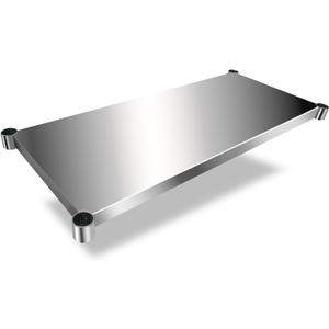 Stainless Steel Under Shelf for Work Table 24"x48", Accessory for Stainless Steel Prep & Work Table