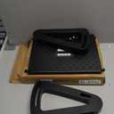 Foot Rest, Six Heights Adjustable Foot Rest for Under Desk at Work, Ergonomic Foots Stool for Under Office Desks, Under Desk Footrest with Foot Massage Roller, Chair Footrest for Leg Rests