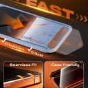 chubbycable 2PCS ChubbyShield Ultra for iPhone 17 Air HD Tempered Glass Screen Protector, Ultra-easy Install Box, Auto Dust-Elimination & Bubble Free