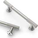 Asidrama 10 Pack 3.75 Inch (96mm) Brushed Satin Nickel Cabinet pulls Kitchen Cabinet Handles, Cabinet Pulls Kitchen Cabinet Hardware for Cupboard Drawer Pulls