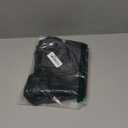 Popilush Black Bodysuit Women Shapewear Tummy Control Thong Body Suits V Neck Leather Corset Tops Sleeveless Sculpting Body Shaper, Size XL