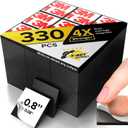 Hyper-Sticky Magnets with Adhesive Backing - 330pcs 0.8x0.08 Strong Magnetic Squares for Whiteboard Fridge - Easy-to-Cut Stickers for Planning and Organization - Teacher Must Have - Teacher Supplies