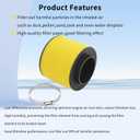 LCGLY Air Filter 17254-HN5-670 &Oil Filter & Spark Plug Compatible with Honda Rancher TRX350FE TRX350FM TRX350TE TRX350TM 2000 2001 2002 2003 2004 2005 2006 10-99200