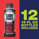 Core Power Elite High Protein Shake, Strawberry, 42g Bottle, 14oz, 12 Pack (EXP 10/24/26)