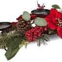 Christmas Star Candle Holder 3P, Mix, Normal