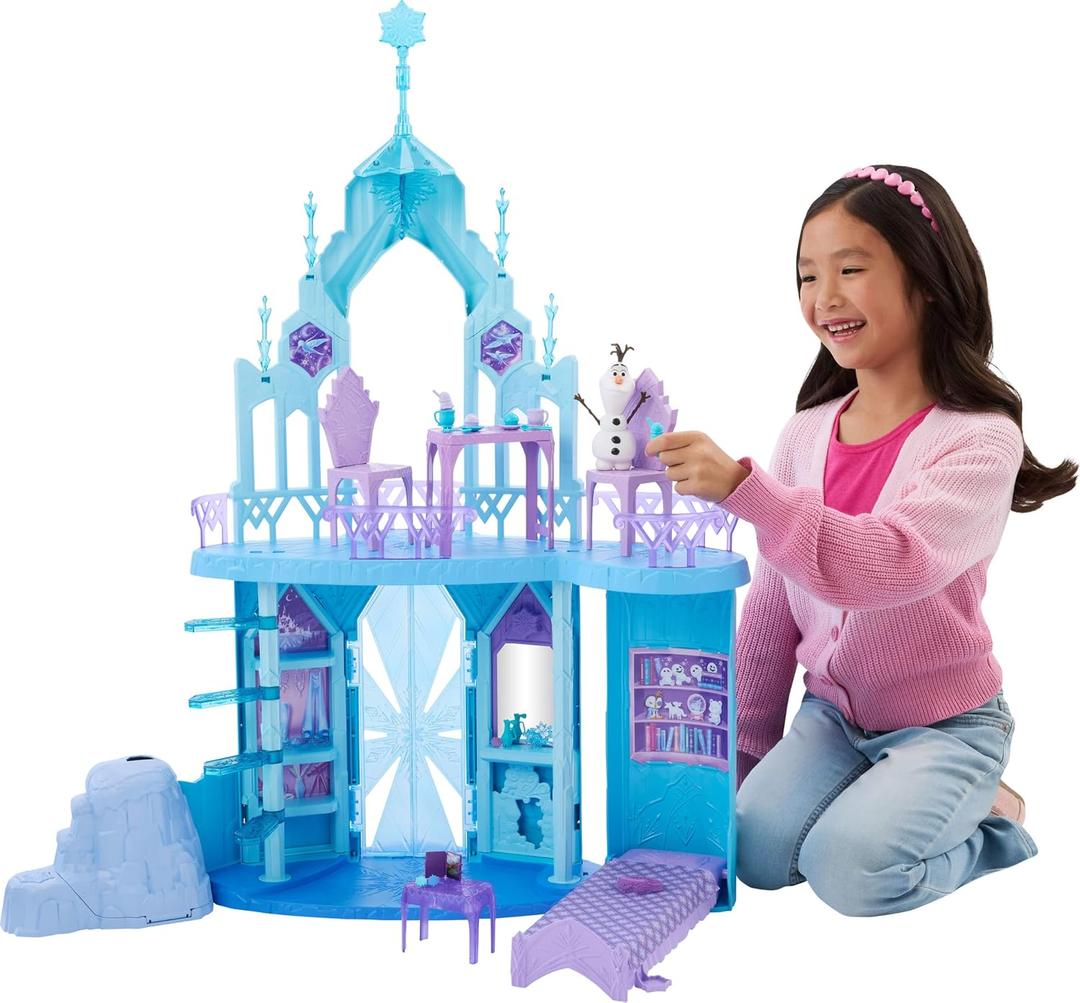 Mattel Disney Frozen Elsa Ice Castle Playset, 2.5 or more Ft Tall, 30 inches tall