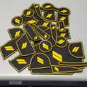 Auovo Anti dust Mats for Charger 2021 2020 2018 2017-2015 Accessories Custom Fit Cup Holder Liners Mats(24pcs/Set, Yellow)