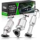 High Flow Front Catalytic Converter Kit Direct-Fit Chevy Traverse 2009 2010 2011 2012 2013 2014 2015 2016 2017 GMC Acadia 2007-2017 Buick Enclave 2008-2017 Saturn Outlook 2007-2010 3.6L