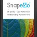 SnapeZo Poster Frame 38x50 Inches, Black 1.7 Inch Aluminum Profile, Front-Loading Snap Frame, Wall Mounting, Wide Series