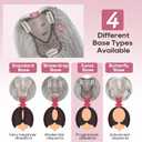 REECHO 10" Real Human Hair Topper for Women with Thinning Hair, Clip-in Crown Hairpiece for Instant Volume and Gray Root Coverage Real Hair Toppers Wiglett, Swiss Base, Salt & Pepper