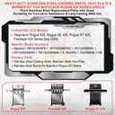 Grill Parts Kit for Napoleon Rogue SE 425, XT 425 & Freestyle 425 Series | For napoleon rogue RXT425SIBPK-1, RXT425SBNMK-1-A, R425PK-1 parts, 304 Stainless Steel Grids Heat Plates & Burners, Tool-Free