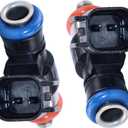 JEENDA 2PCS Fuel Injectors 27400040 Compatible with 2017-2023 Harley-Davidson Road King Street Glide Electra Glide CVO Street Glide