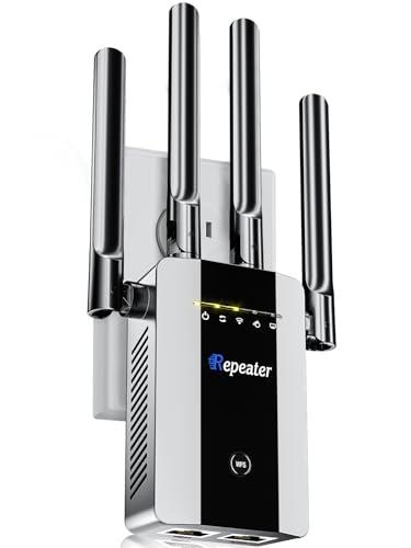 2026 New WiFi Extender Signal Booster for Home, 15715sq.ft Long Range WiFi Repeater Wireless Routers Signal Amplifier, Mesh WiFi 15X Faster Access Point with Ethernet Port, Easy Setup, 5 Working Mode