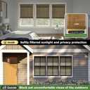 LazBlinds Cordless Bamboo Roman Shades, Privacy Blinds for Interior Windows, Room Darkening Roll Up Bamboo Blinds for Home & Patio, 34.5" W x 64" H, BDP-Driftwood, WRONG SIZE