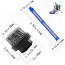 Airless Paint Sprayer Filter Kit, Suction Tube & Spray Gun Filters, Replacement 246385 287032, 60 Mesh, 12 Pcs Compatible with Most Airless Paint Sprayers Ultra Max II LineLazer Series