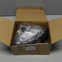 Aliceset 2 Pcs Oversized Clear Hat Boxes Storage Hard Plastic Zipper Case for Women, Holds up to 7 Caps Cowboy Hat Organizer for Closet, Wide Brims Case with Carrying Handles (Black)