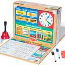 Melissa & Doug School Time! Classroom Play Set Game - Be Teacher or Student - FSC Certified