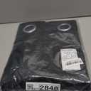 NICETOWN Black Out Curtain for Bedroom 102 inches Long, Grommet Thermal Insulated Light Blinds Room Darkening Window Treatment for Boys Room, 1 Panel, W52 x L102, Black