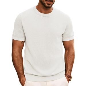 PJ PAUL JONES Mens Casual T-Shirts Classic Short Sleeve Knit Tees Crewneck Solid Tee Shirts XL
