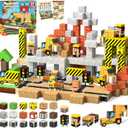 Magnetic Blocks - 100PCS Magnetic Building Blocks Magnet Cubes Stacking Construction Set, STEM Montessori Sensory Toys for Kids Boys Girls Ages 3-5 6-8 Holiday Christmas Birthday Gifts