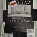 Ellen Tracy Stripe Single Standard Quilted Sham 20 x 26 Inch