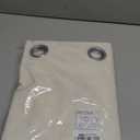 NICETOWN Thick Flax Linen Curtains for Living Room, Rustic Ring Top Semi Sheer Panels Privacy Assured Semi Sheer Linen Blend Drapes for Kids Room/Bedroom, Cream, W55 x L96, 1 Pair