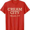 Milwaukee Wisconsin Cream City T-Shirt, Medium 